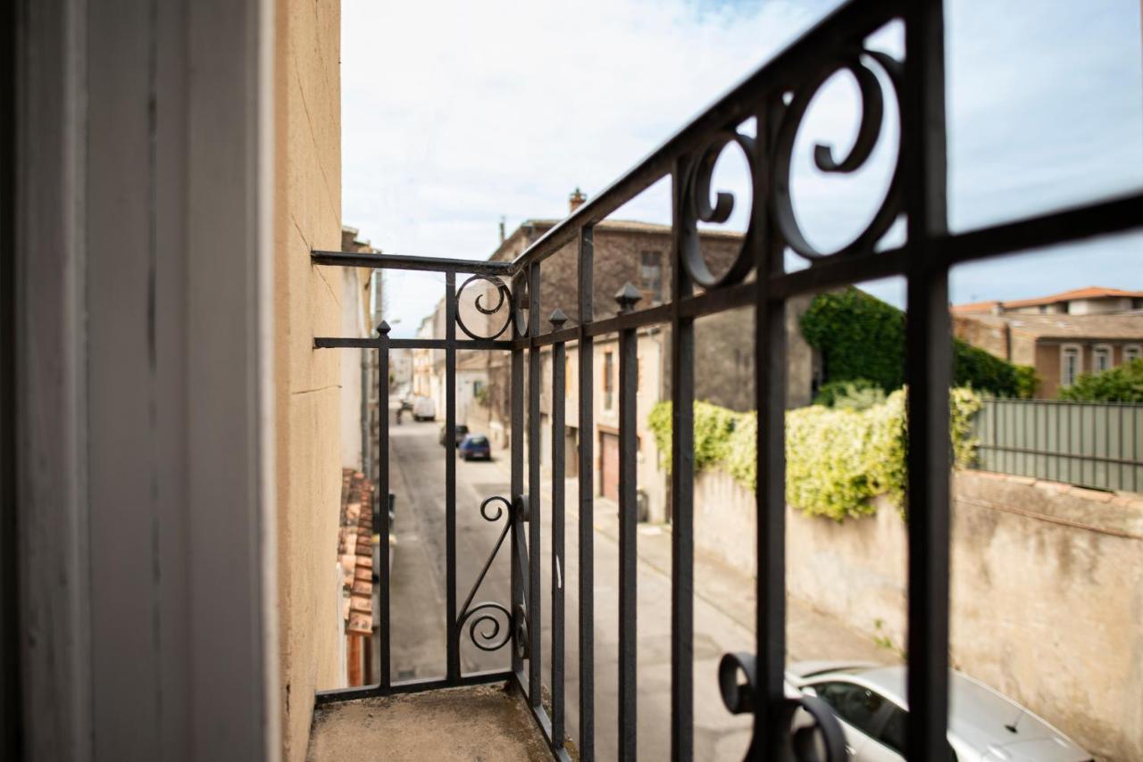 Montsejour - Studio Climatise Entre Gare & Cite Carcassonne Buitenkant foto